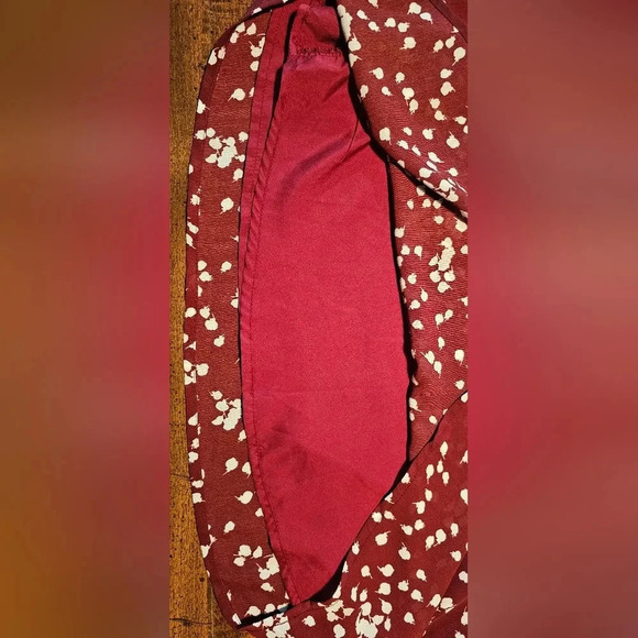 Dokotoo Women's Casual V Neck Alicia Smocked Long Sleeve Chiffon Blouse Size 2XL - Picture 13 of 16